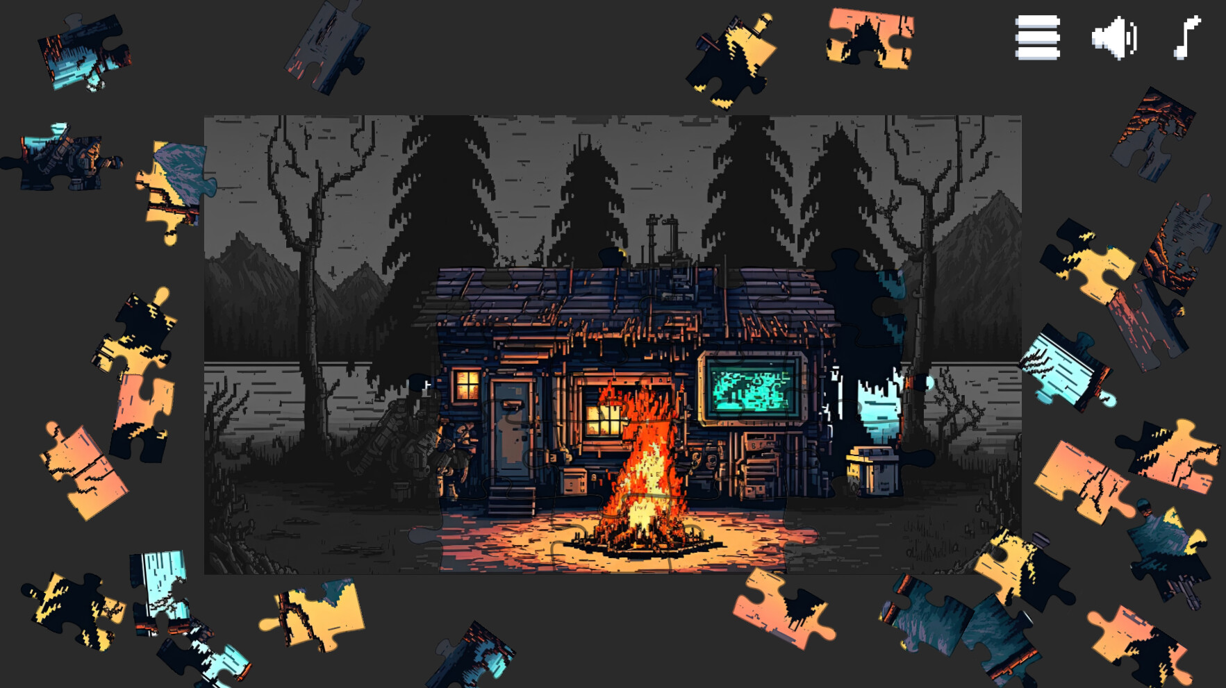 Retro Style: Pixel Art Jigsaw Puzzles