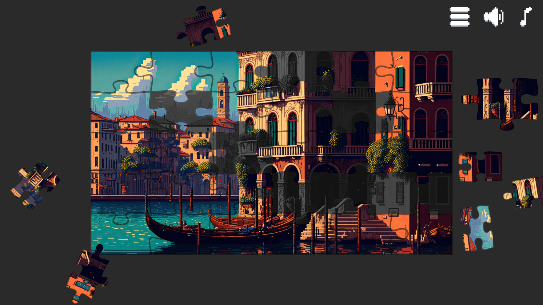 Retro Style: Pixel Art Jigsaw Puzzles