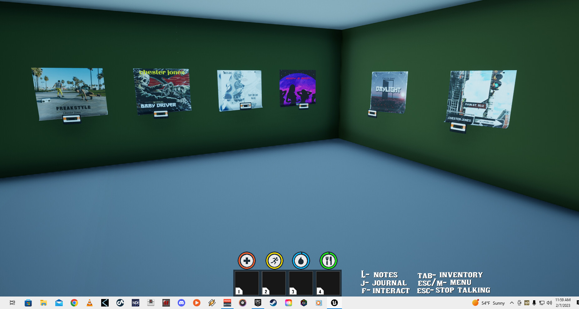 Stagehand Survival Simulator