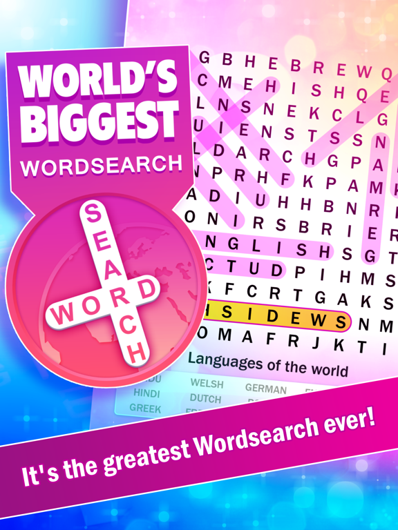Word Search: World’s Biggest