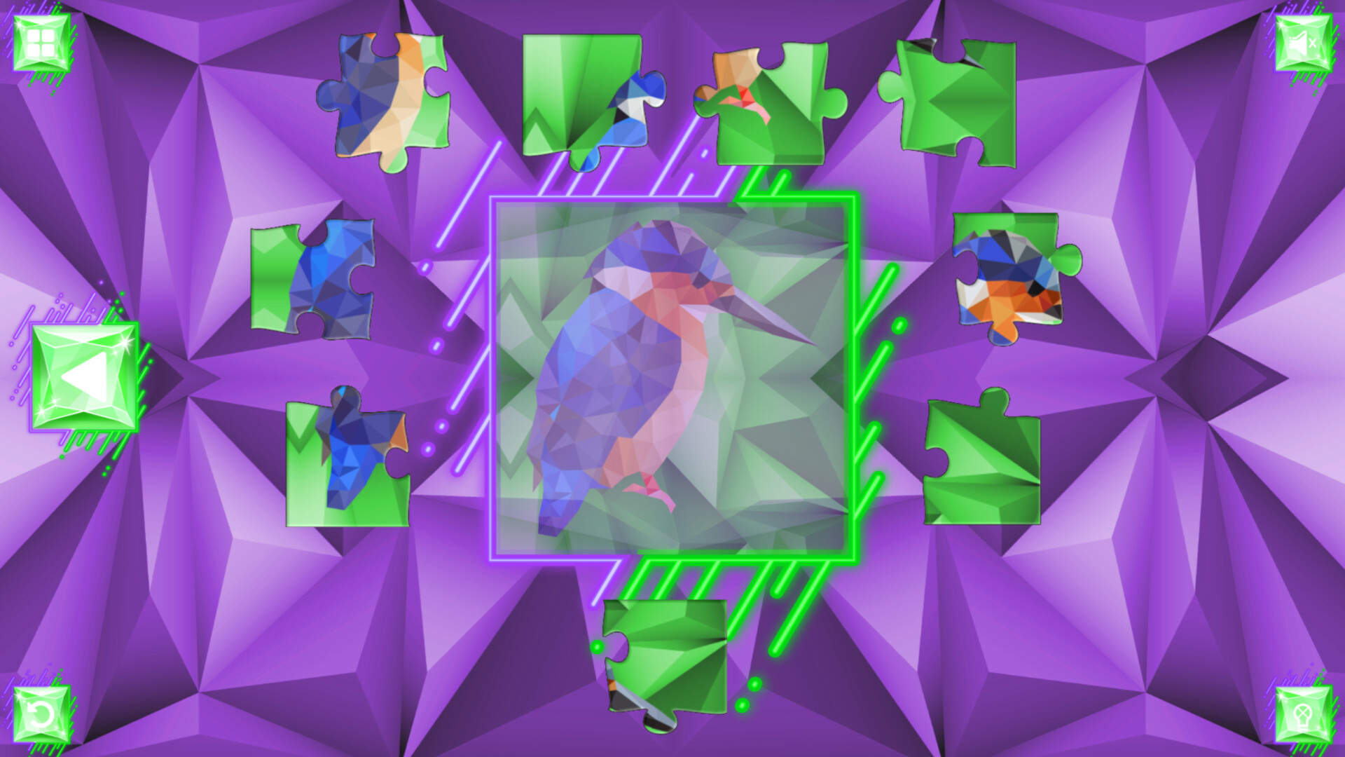 Poly Jigsaw: Birds