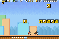 Super Mario Advance 4: Super Mario Bros. 3-e – Classic World 1-1