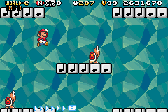 Super Mario Advance 4: Super Mario Bros. 3-e – Magical Note Blocks