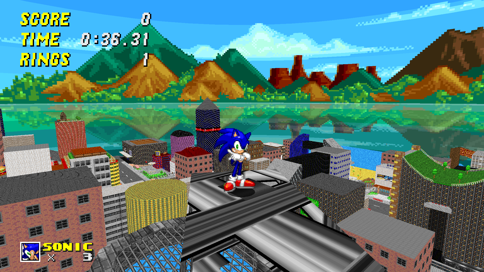 Sonic Robo Blast 2: Adventure Sonic