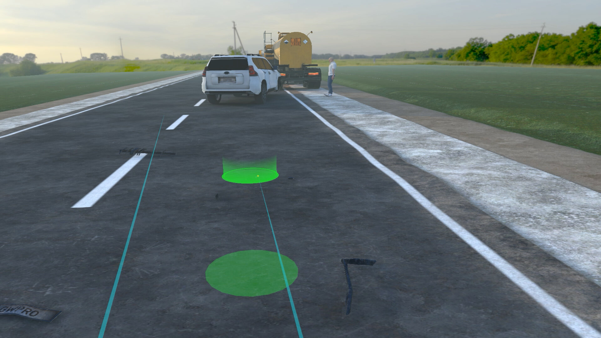 Road Accident With Dangerous Goods VR Training