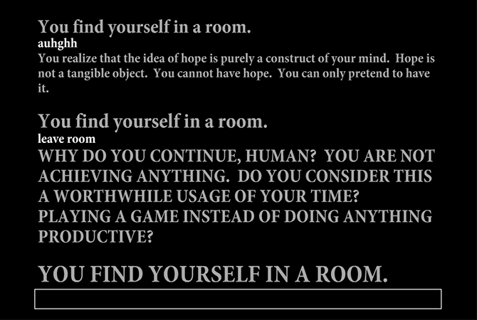 You Find Yourself in a Room