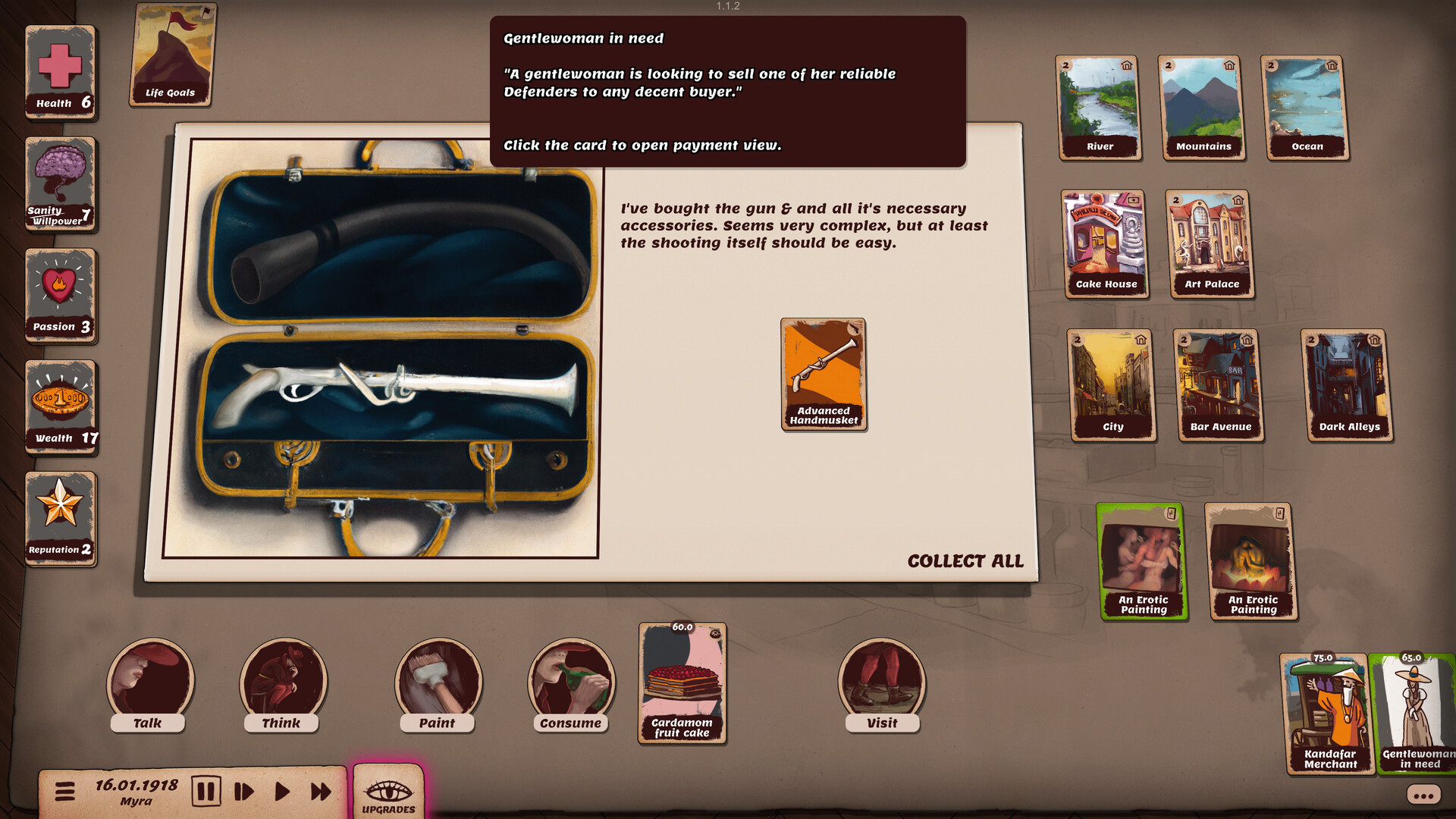 Artist Life Simulator: Cakes and Guns