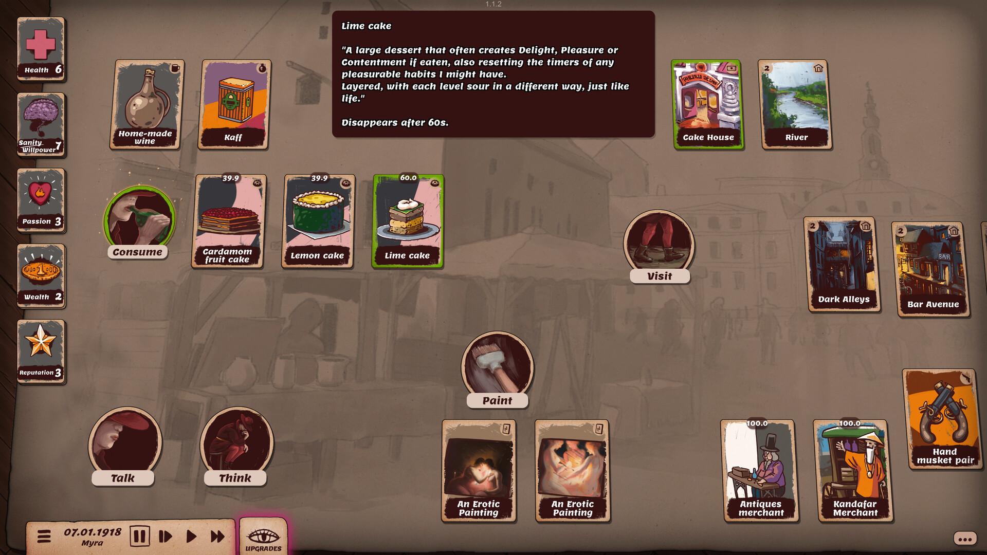 Artist Life Simulator: Cakes and Guns