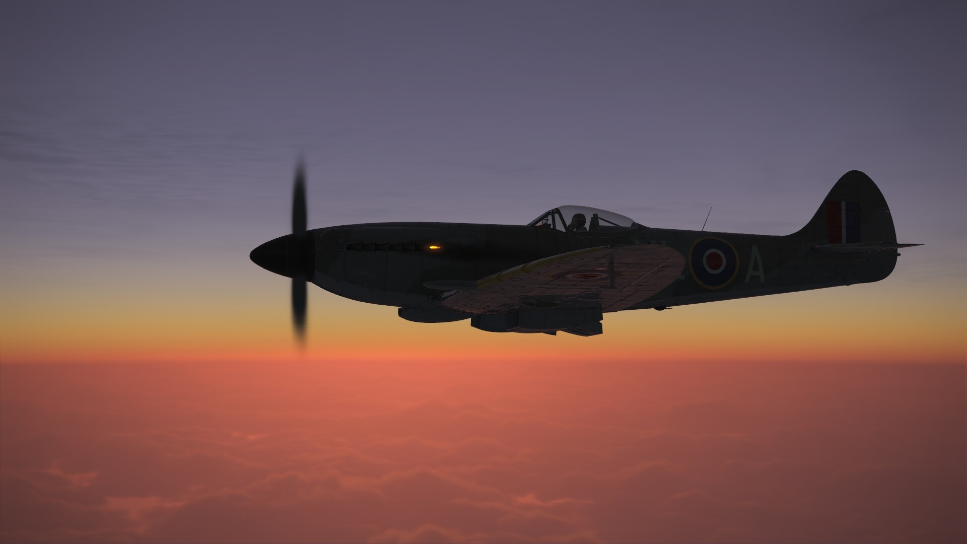 IL-2 Sturmovik: Battle of Stalingrad – Spitfire Mk.XIVe with Teardrop Canopy
