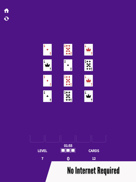 Solitaire 21 Card Sort