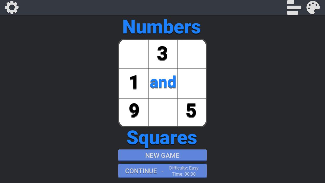 Numbers and Squares