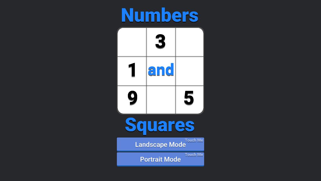 Numbers and Squares