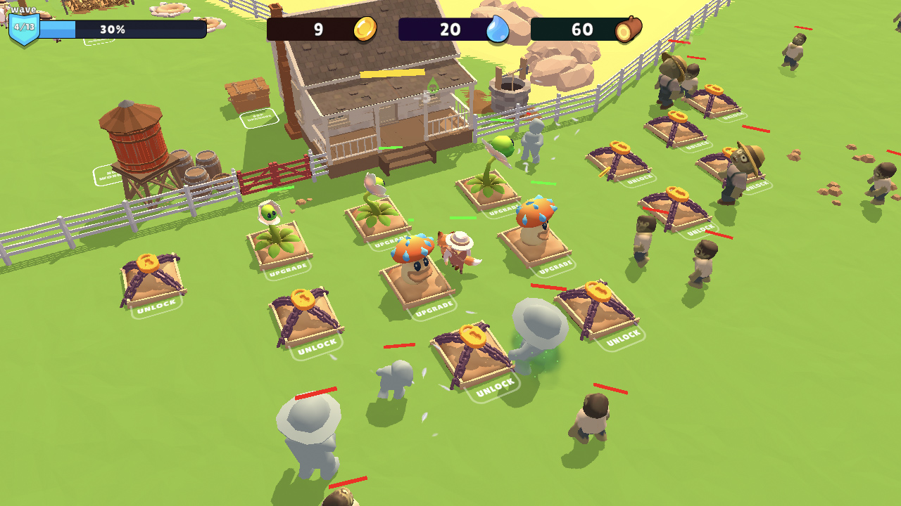 Zombie Garden vs. Plants Defence