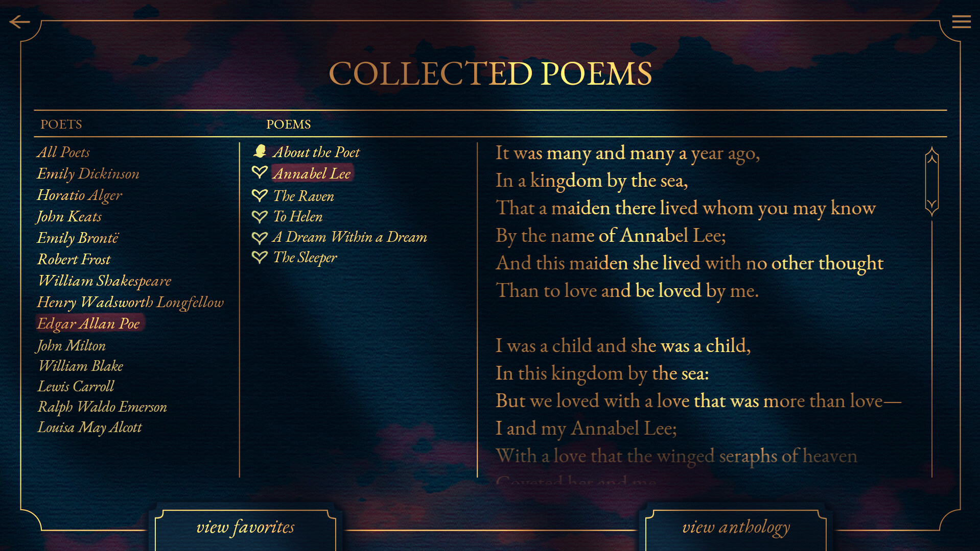 Poems &amp; Codes