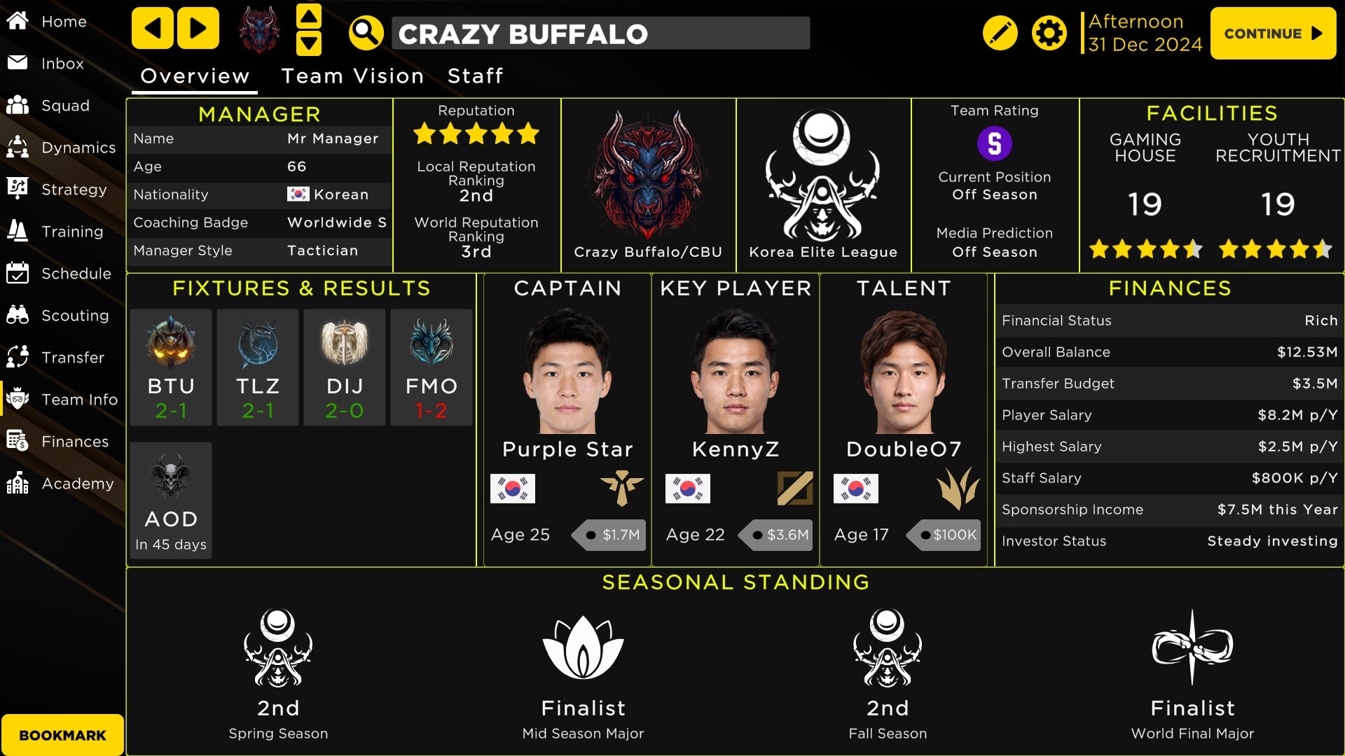 MOBA Esport Manager 25