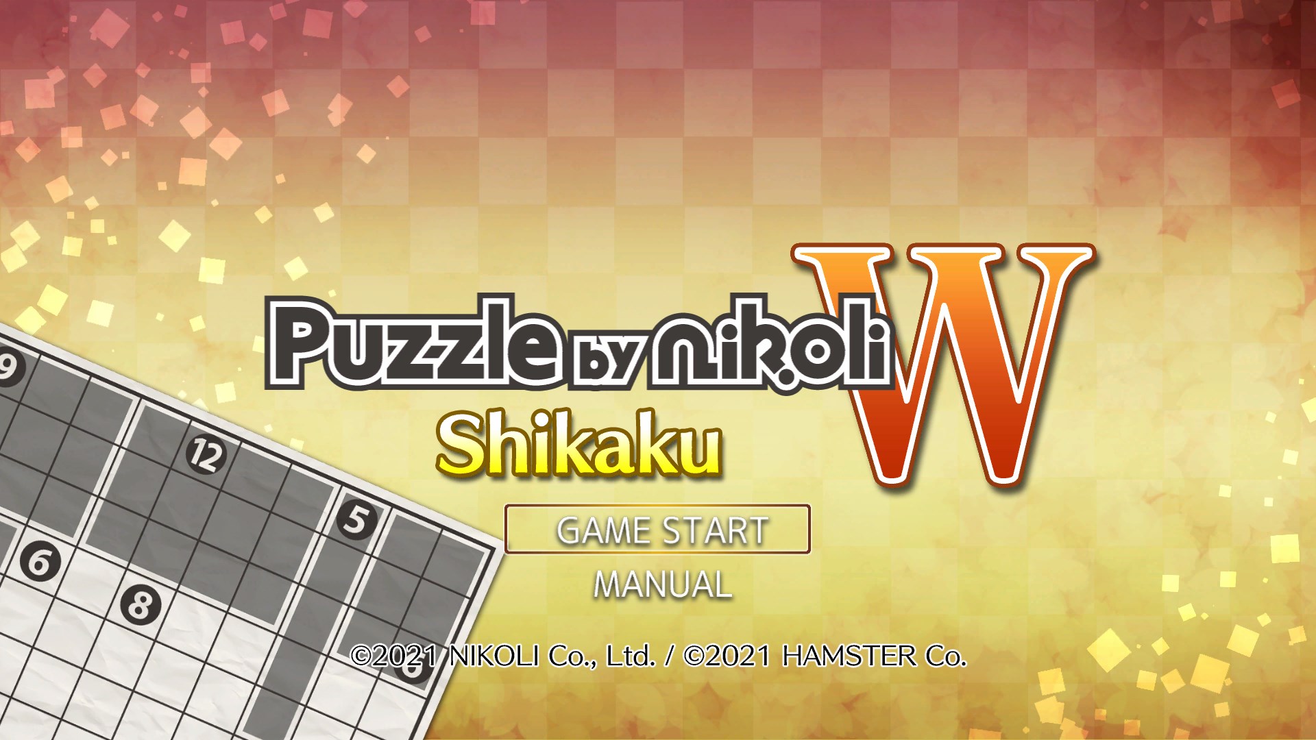 Puzzle by Nikoli W Shikaku