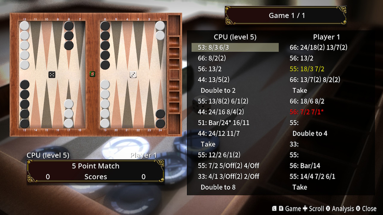Backgammon Pro for Nintendo Switch
