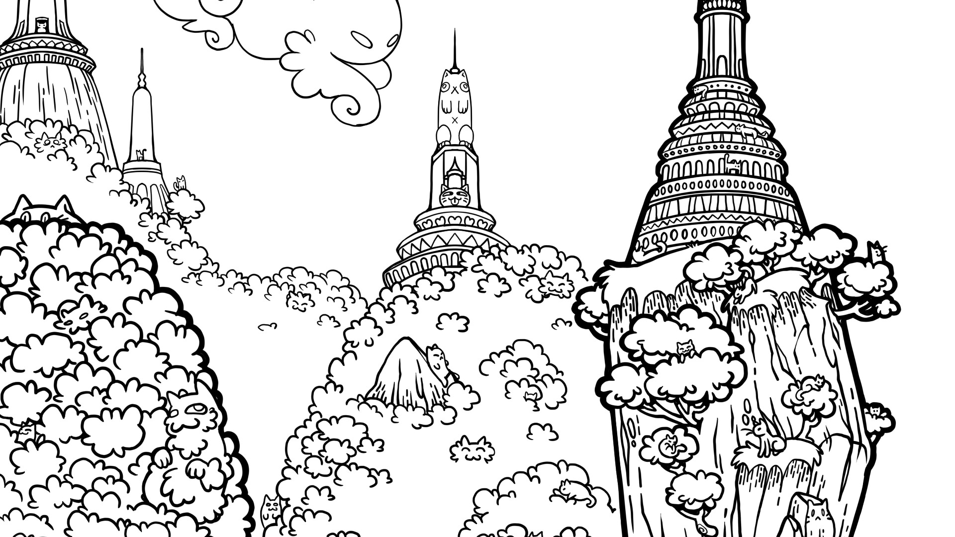 Cats Hidden Around the World