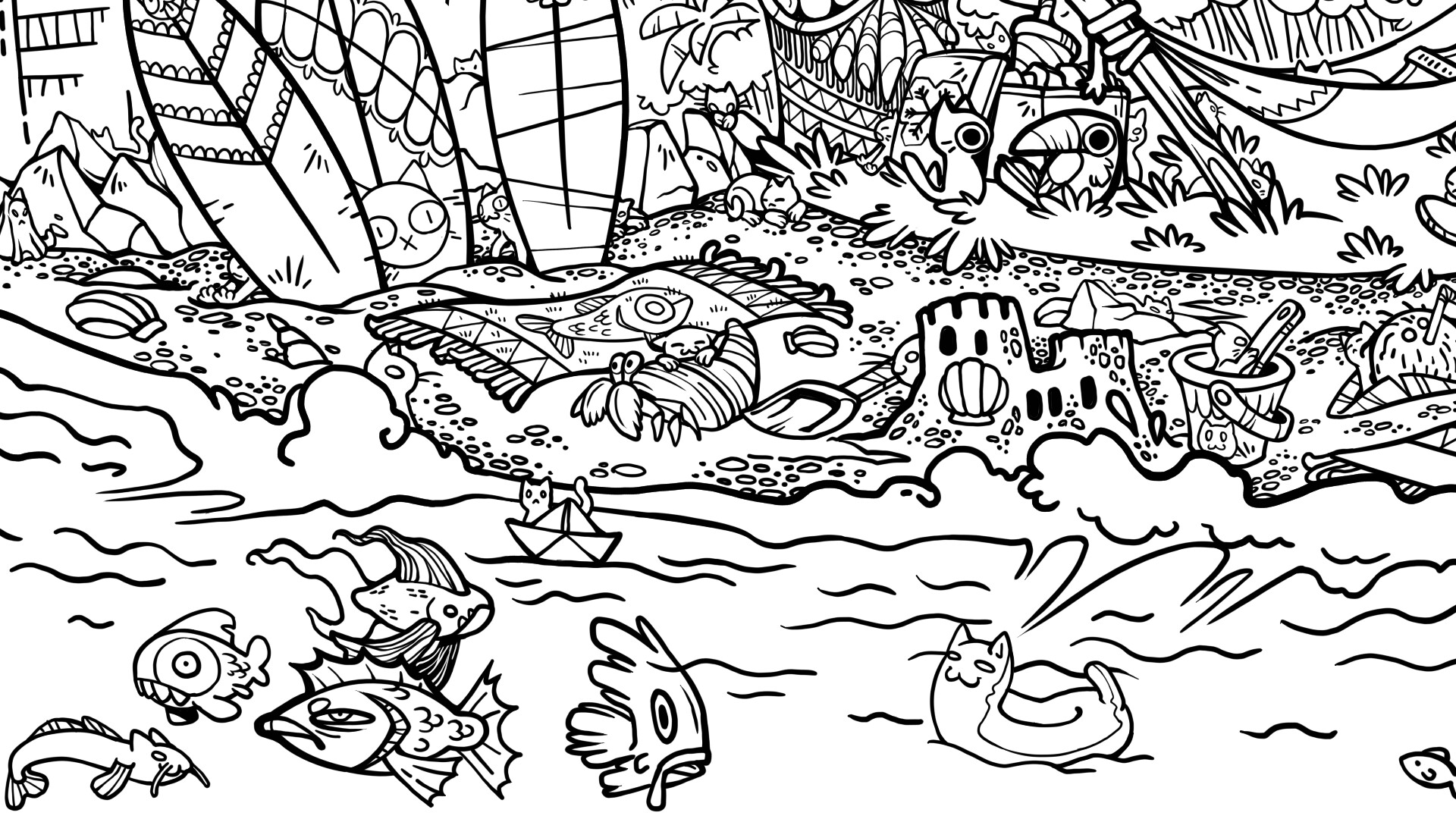 Cats Hidden Around the World