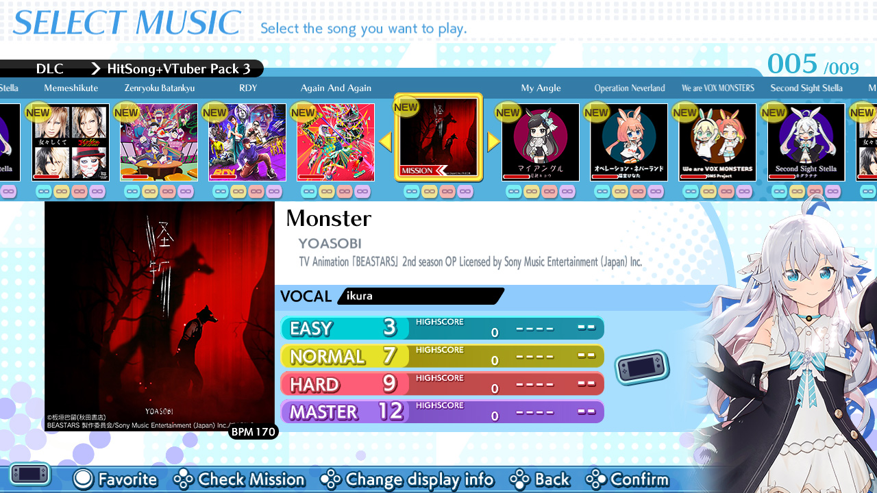 Groove Coaster: Wai Wai Party!!!! – Hit Song + VTuber Pack 3