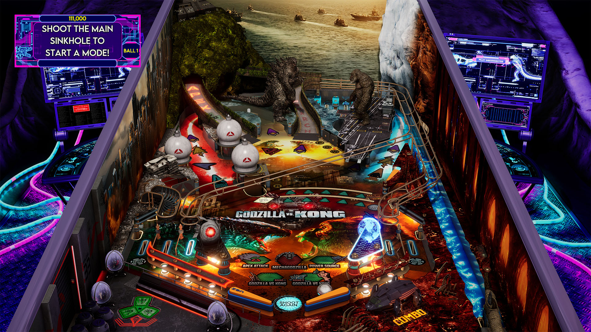 Pinball FX: Godzilla vs. Kong Pinball Pack