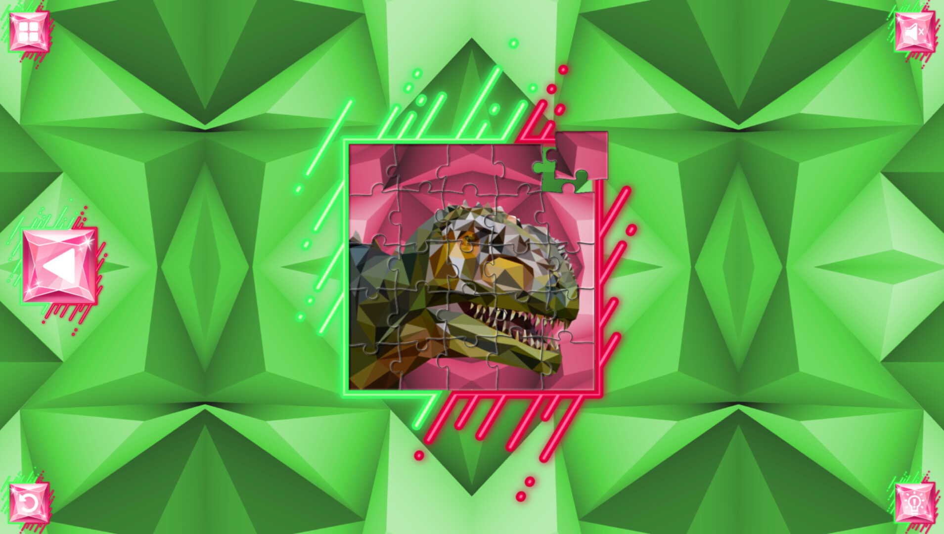 Poly Jigsaw: Dinosaurs