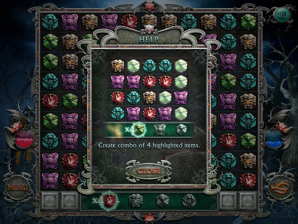 Cursed House Match 3 Puzzle