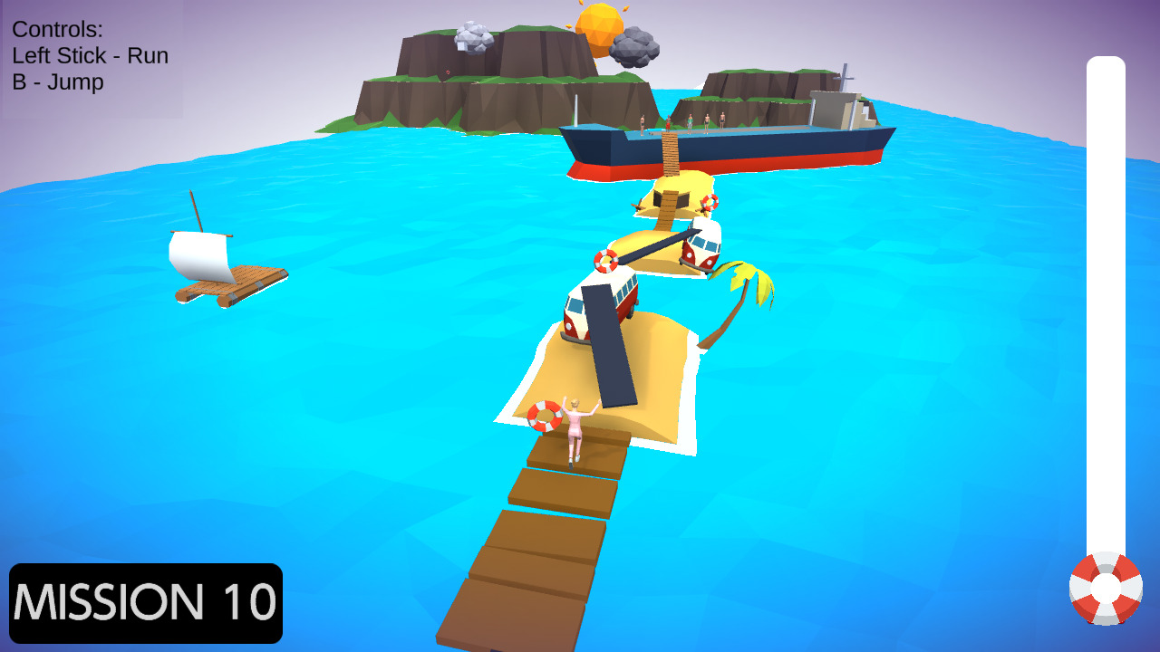 Waves Running Simulator