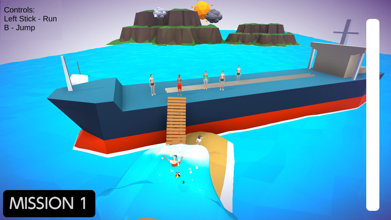 Waves Running Simulator