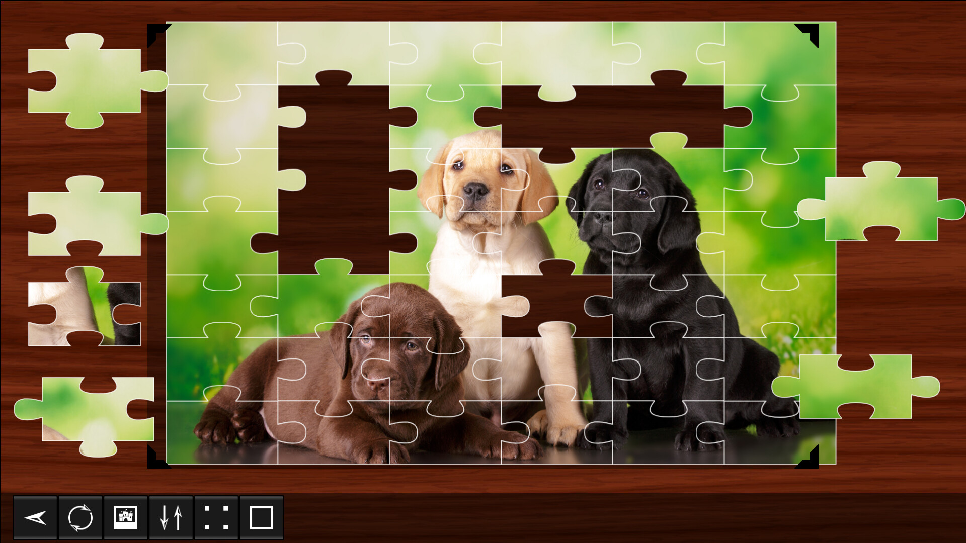 Jigsaw Puzzle World: Dogs