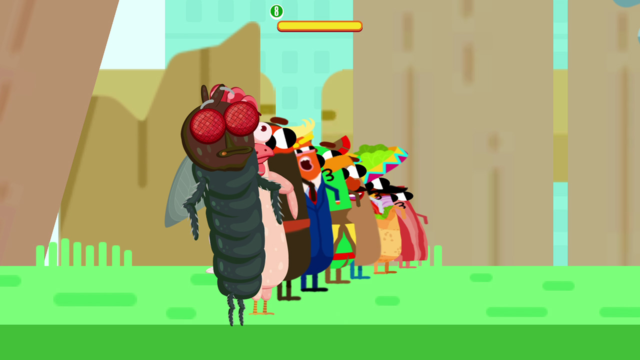 Run Sausage Run: Coins, Bugs and Chicken