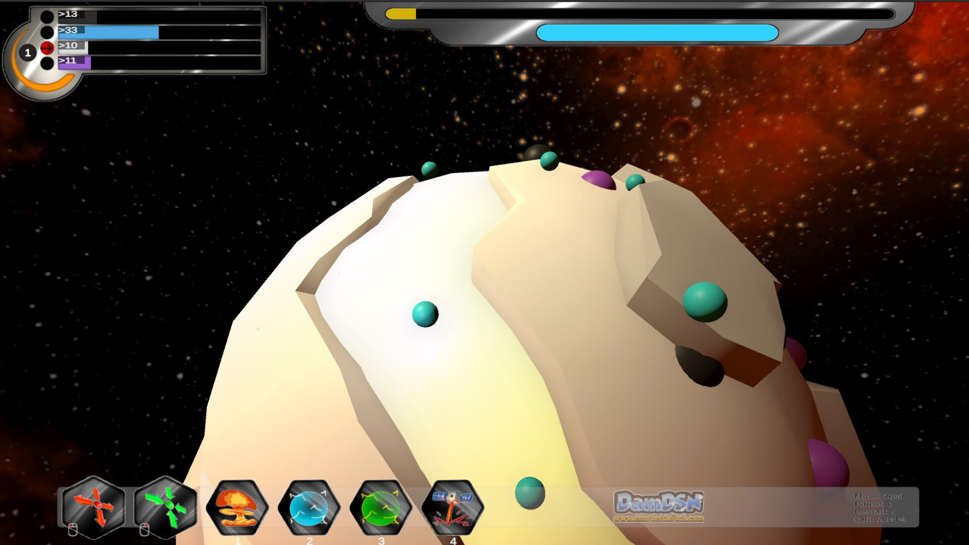 Marbles in Space