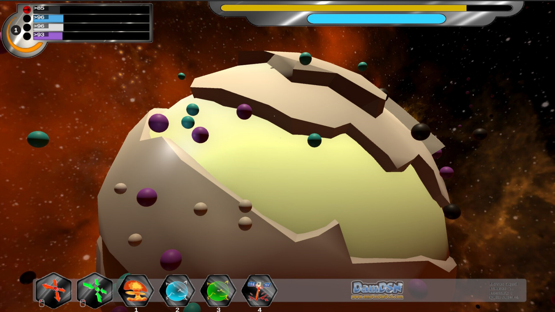 Marbles in Space