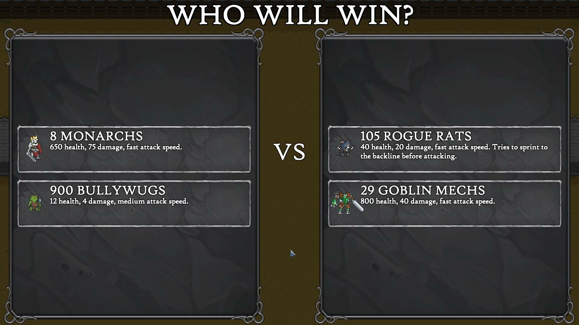 Behold Battle
