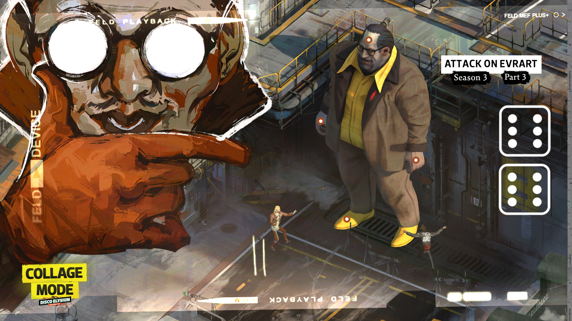 Disco Elysium: The Final Cut – Collage Mode