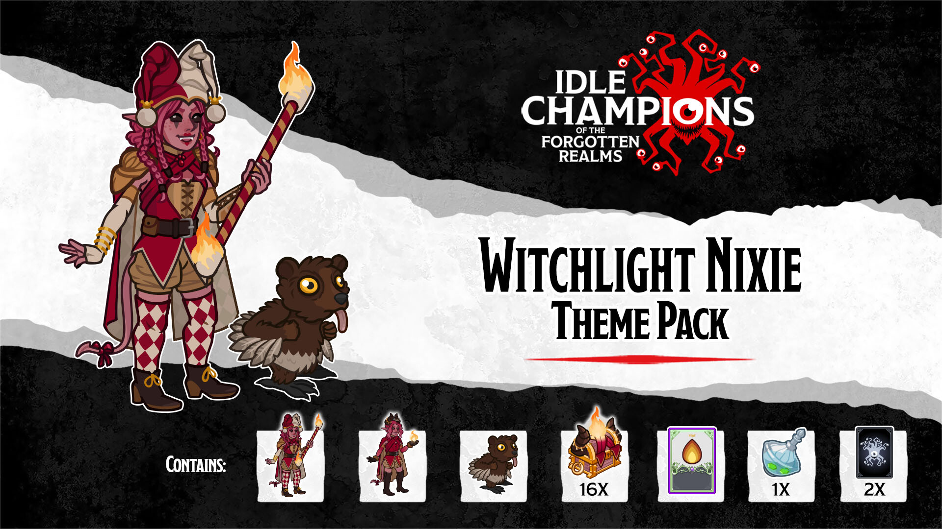 Idle Champions: Witchlight Nixie Theme Pack