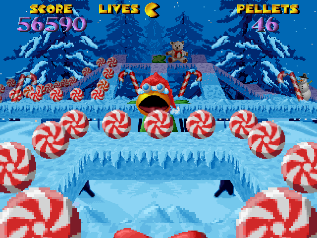 3D Maze Man: Adventures in Winter Wonderland