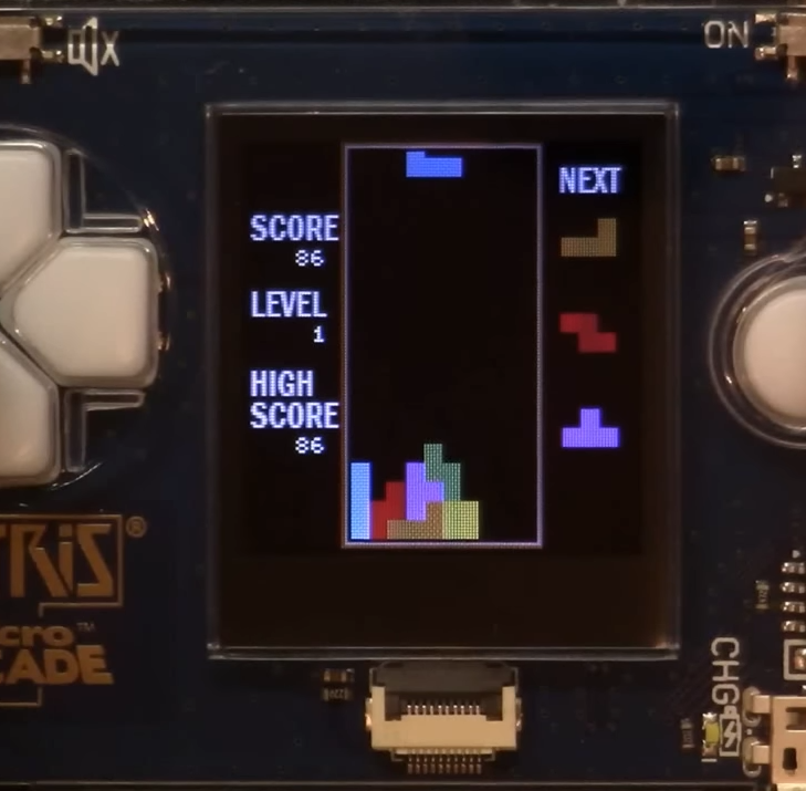 Micro Arcade Tetris