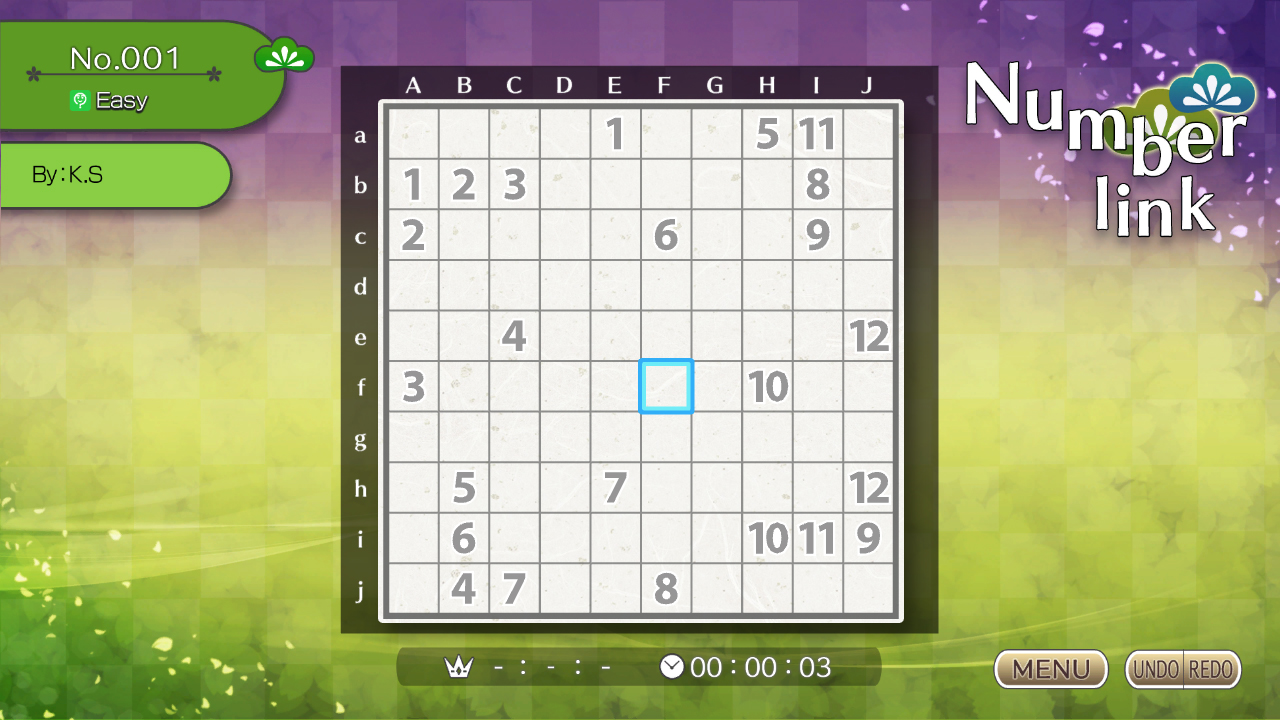 Puzzle by Nikoli S: Numberlink