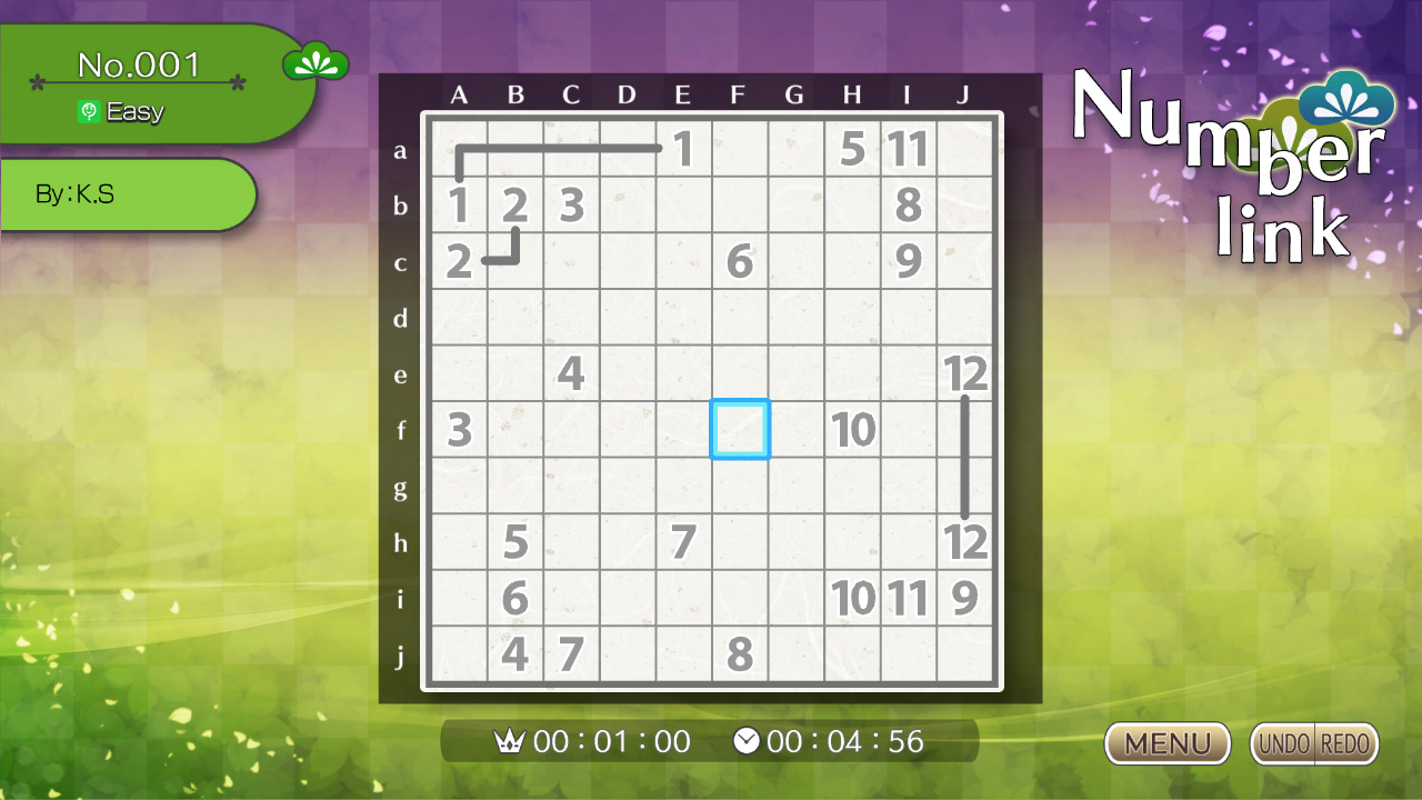 Puzzle by Nikoli S: Numberlink