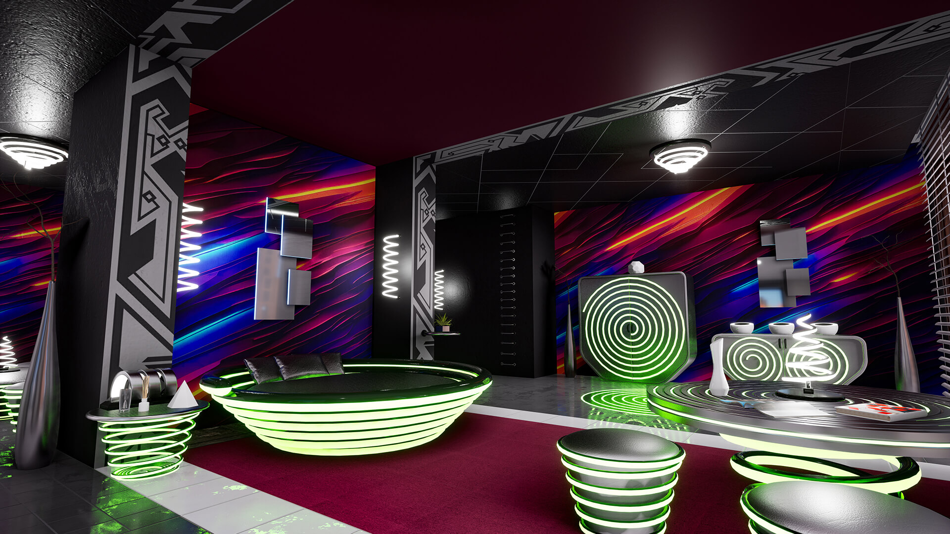 Hotel Renovator: Futuristic Furniture Set