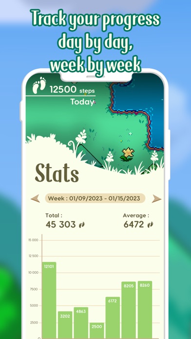 Pixsteps: Gamified Pedometer