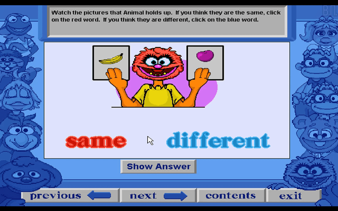 Muppets Sorting and Ordering