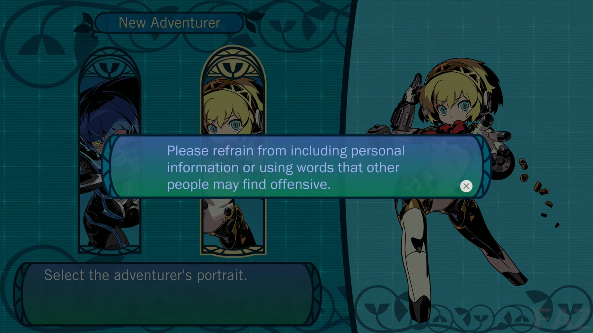 Etrian Odyssey III HD Character Set DLC