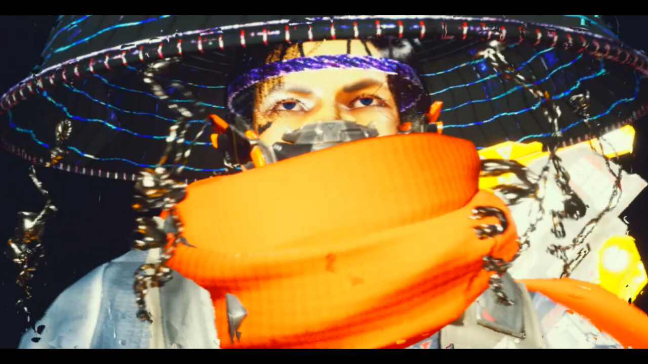 Cyber Ninja that Climbs the City