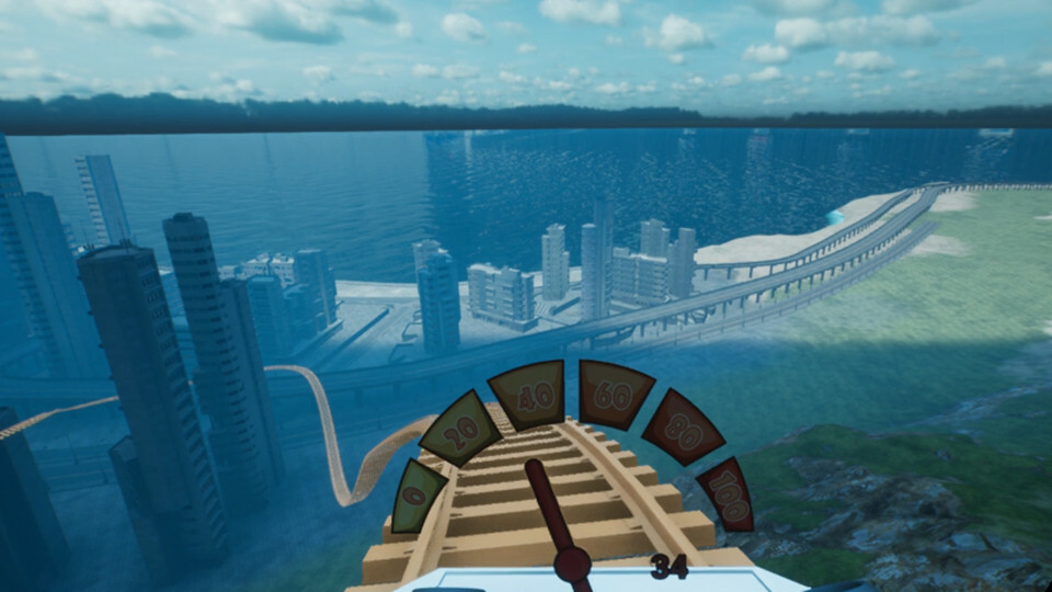 VR travel as a little tiny small dwarf