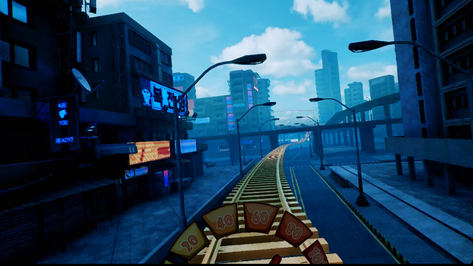 VR travel as a little tiny small dwarf