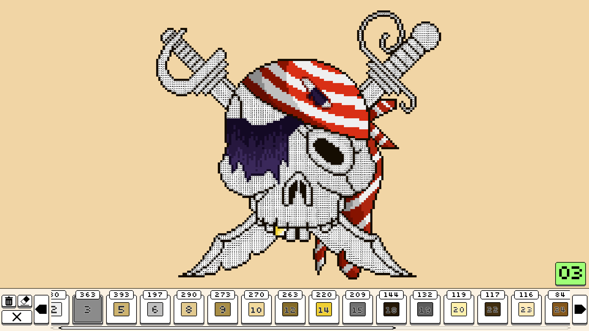 Coloring Pixels: Pirates Pack