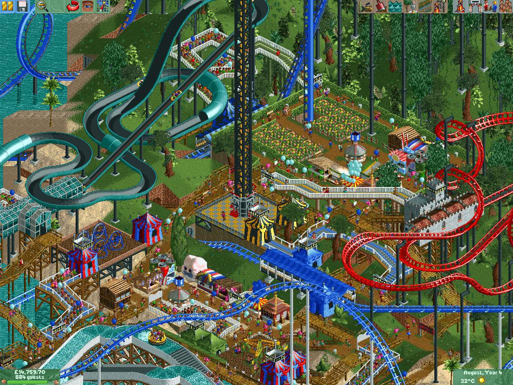 RollerCoaster Tycoon 8 pack
