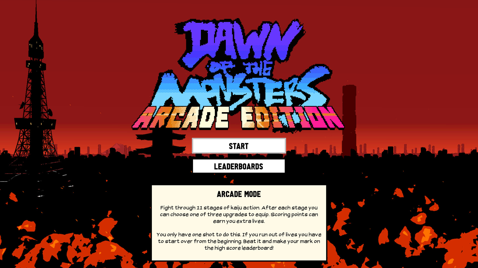 Dawn of the Monsters: Arcade Edition